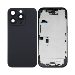 Tampa Traseira+Frame+Flex Apple iPhone 16 Pro com Wireless Charge+Flashlight Flex Titânio Preto